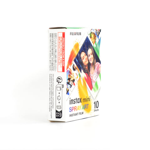 Instax Mini Film Spray Art