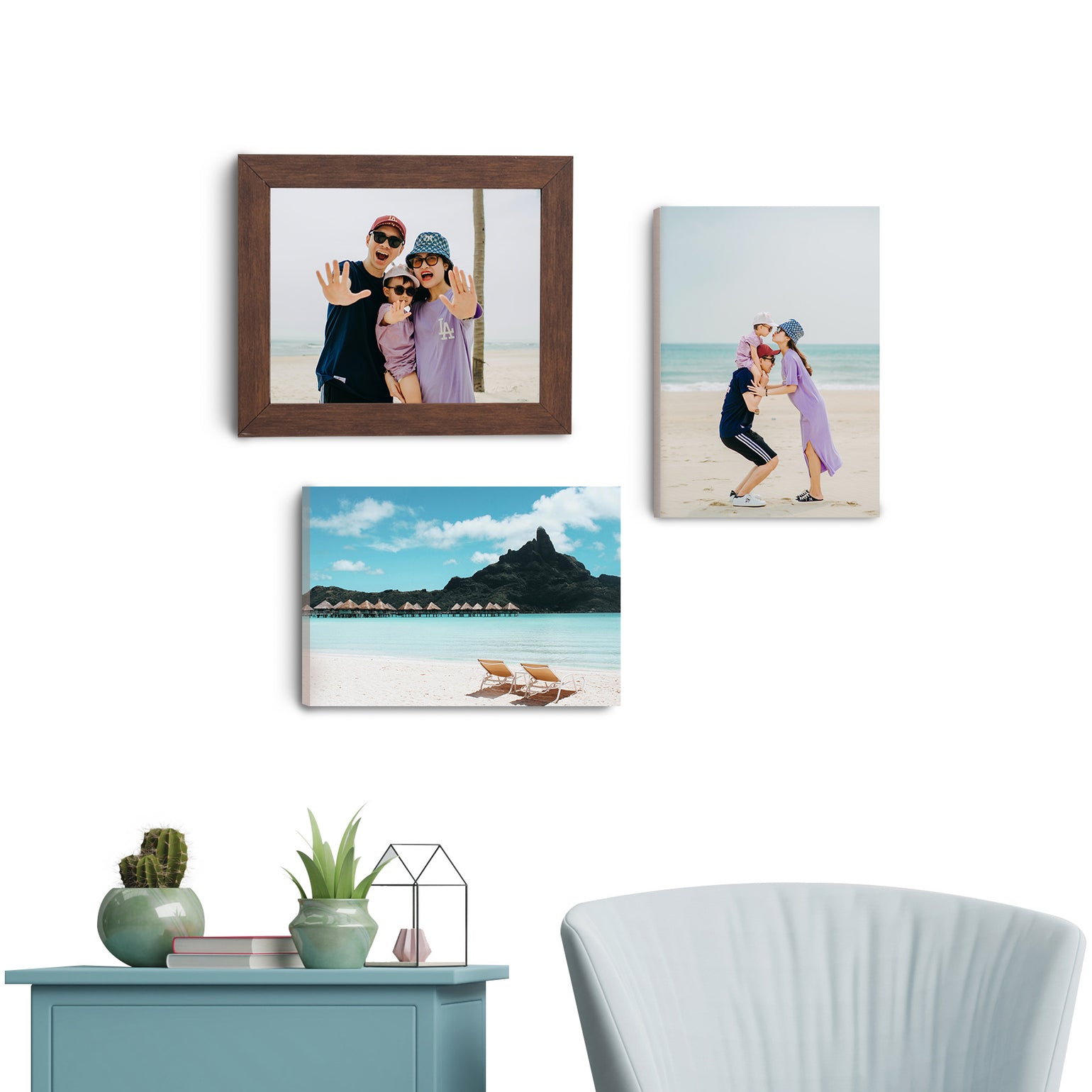 8 x 10 Art Canvas Print Picture City