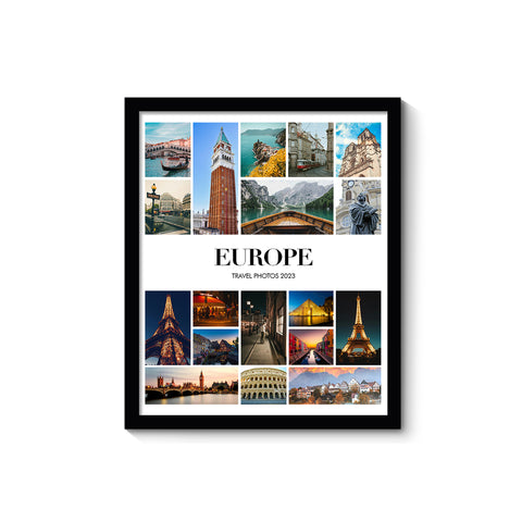 20 x 24 Photo Collage | Travel Collection