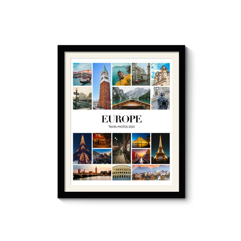 20 x 24 Photo Collage | Travel Collection